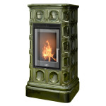 Kachlová kamna ABX Kaledonie exklusive, Zelená